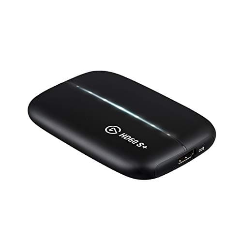 Elgato HD60 S+, External Capture Card, Stream and Record in 1080p60 HDR10 or 4K60 HDR10 with ultra-low latency on PS5, PS4/Pro, Xbox Series X/S, Xbox One X/S, in OBS and more, works with PC and Mac