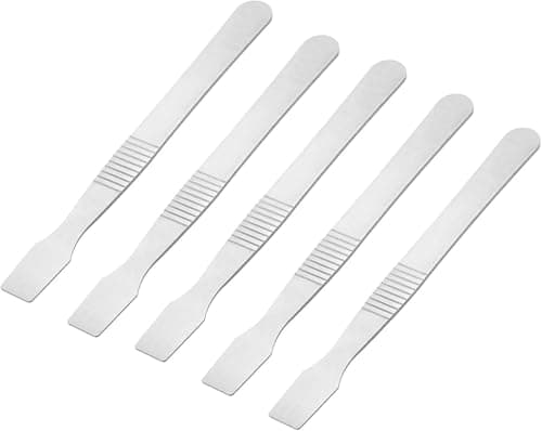 ebuyerfix 5 PCS Stainless Steel Pry Tool Kit Professional Spudger Set for Mobile Phone, Tablet & Laptop Repair Slim Opening Tools with Non-Slip Grip