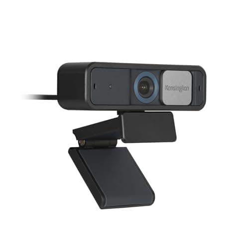 Kensington W2050 Pro 1080p Auto Focus Webcam, USB Powered, 2 Built-In Noise Reduction Microphones, HD Quality Wide Angle Zoom Lens, PC Camera for Single or Group Video Conferencing (K81176WW)