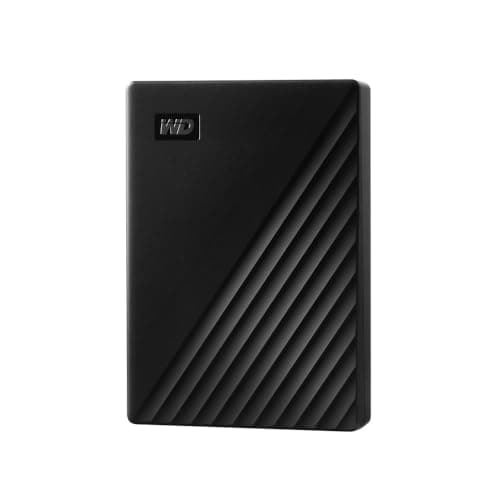 WD 4TB My Passport portable external storage, external hard drive, USB 3.0, portable HDD with software for device management, backup and password protection, works with PC, Xbox &Playstation, Black