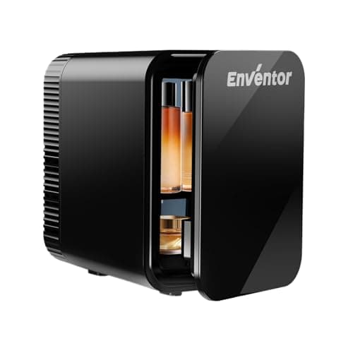 Enventor Mini Fridge 4 Litre/ 6 Can, Portable Cooler and Warmer, AC+12V DC