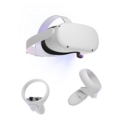 Meta Quest 2 — Advanced All-In-One Virtual Reality Headset — 128 GB (Renewed) White