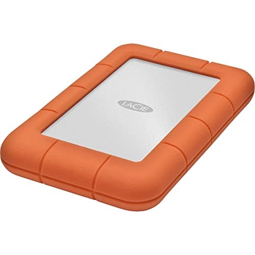 LaCie Rugged Mini 4TB external hard drive 6.35cm (2.5") USB-A (USB 3.2 Gen 1) Silver,Orange 9000