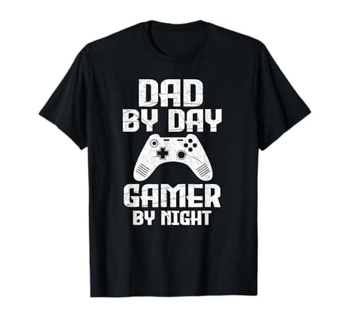 Humorous Dad Gaming Fathers Day Gift Gamer Dad Jokes T-Shirt