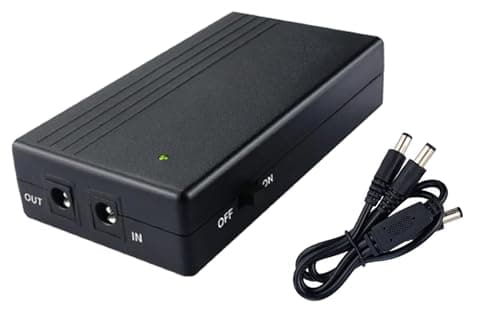 Yangers Mini UPS Uninterruptible Power Supply, 7800mAh Portable Battery Backup Device Home Power Bank Single 12V DC Output for Modem WiFi Router Camera CPE