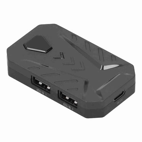 USB 2.0 Gaming Keyboard Adapter Bluetooth 4.0 with Adjustable Stand for Android Systerm (Black)