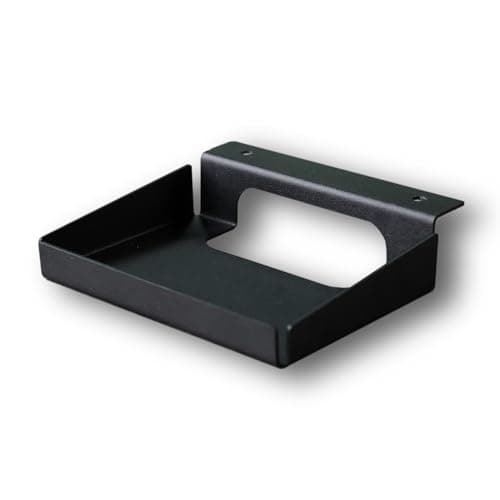 GameShieldz Under Desk/Desk Edge Mount – Black Finish - Steel Bracket Compatible with Elgato Stream Deck MK2 (15-Key) – Space-Saving, Easy Access Design with Cable Cut-Out – UK Made