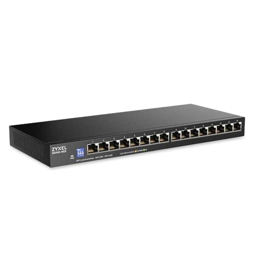 Zyxel 16 Port Network Ethernet Switch | Unmanaged Gigabit | GS1100-16ES