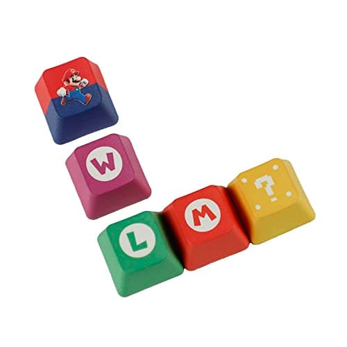 YMDK Novelty Keycaps Artisan Gaming Icon 5 Sides Over Dye Sublimation Thick PBT Key Cap for Mx Mechanical Keyboard
