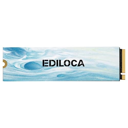 Ediloca 500GB NVMe M.2 SSD PCIe Gen 4x4, Up to 6300MB/s Read, M.2 2280 Internal Solid State Drive, Dynamic SLC Cache, Compatible with PC, Desktop and Laptops(EN880E)
