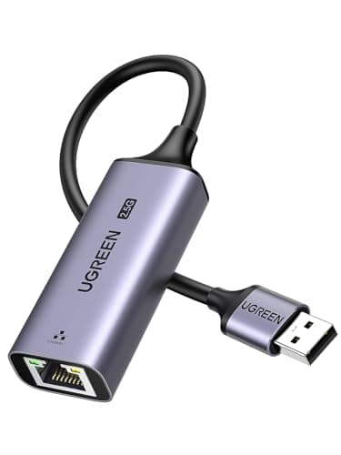 UGREEN USB to Ethernet Adapter, 2.5Gbps High-Speed Network Adapter Aluminum