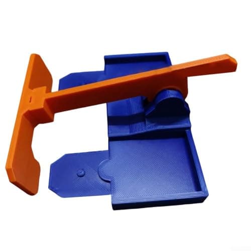 Two Lane Start Gate Track Clamp for Hot Wheels| ABS Plastic Dual Launch Racing Gate with Stable Table Clip| Compatible with HW Track Systems| Black