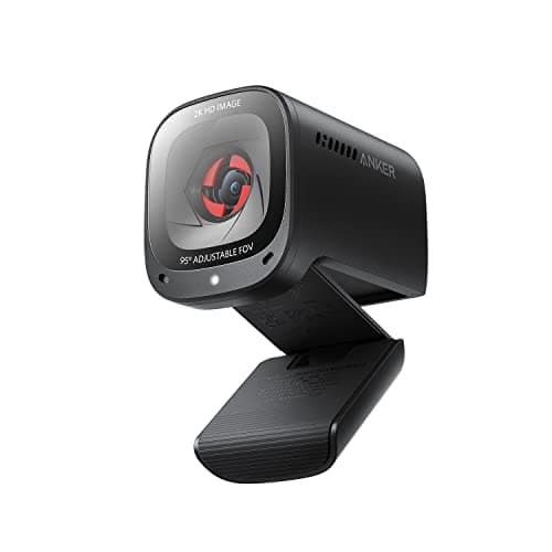 Anker PowerConf C200 2K Webcam for PC with AI Noise Cancelling Mics | Stereo Microphones, Adjustable Field of View, Low-Light Correction, Built-In Privacy Cover for Video Calls and Streaming