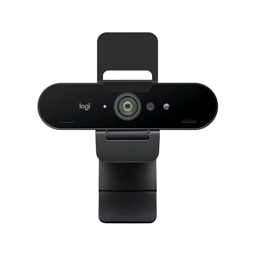 Logitech Brio Stream Webcam - Ultra 4K HD Video Calling | Noise-Cancelling Mic, HD Light Correction, Wide Angle, Teams/Zoom/Meet, PC/Mac - Black