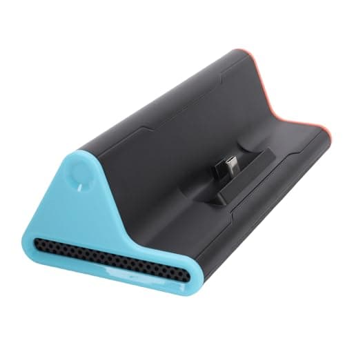 Vvikizy Game Console Dock Station Lightweight 4K 60Hz Charger for 2 TV and Handheld Mode Play Portable Design