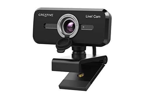 CREATIVE Live! Cam Sync 1080p V2 30fps, Full HD Wide Angle USB Webcam with Microphone, Privacy Cover for laptop, PC, Video Calls, for Zoom, Skype