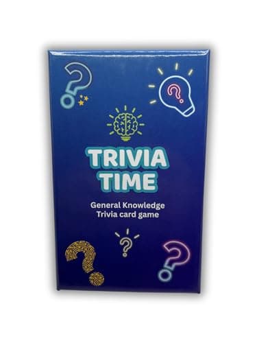 Trivia Time – General Knowledge Trivia Card Game | 365+ Questions | Fun Quiz Game for Adults & Teens | Family Game Night, Parties & Gifts | Ages 14+