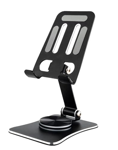 GRIFEMA GB1055 Phone Stand for Desk, 360 Rotating Foldable Phone Holder