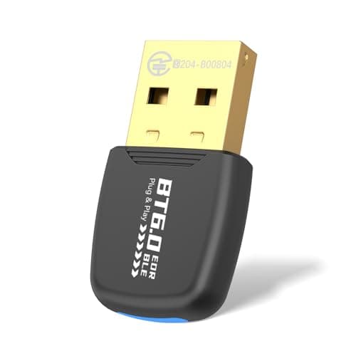VYVIYON Bluetooth 6.0 Adapter USB Bluetooth Dongle for PC Windows 11/10/8.1