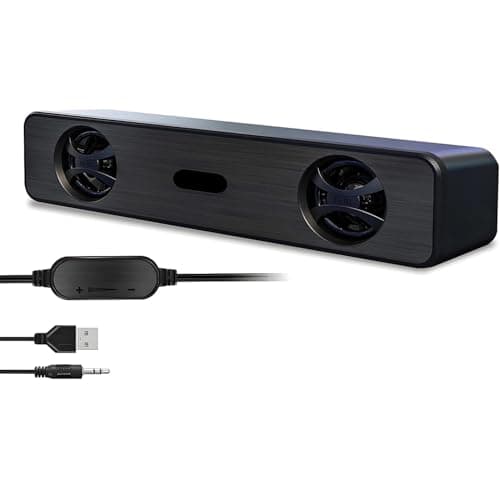 WMQ 2.0 PC Speaker,Wired & USB Computer Speakers for Desktop PC & Laptop,Gaming Monitor with Sound Bar