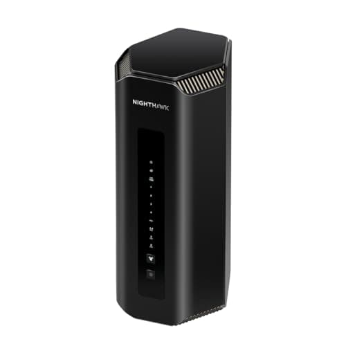 NETGEAR Nighthawk WiFi 7 Router (BE9300) – Security Features, 9.3Gbps Wireless Speed, 2.5 Gigabit Internet Port, Tri-Band Gaming Router, Covers 2,500 sq. ft., 100 Devices, Built-in VPN, USB 3.0