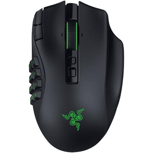 Razer Naga V3 Pro - MMO Wireless Gaming Mouse with Swappable Side Plates (HyperScroll Tilt Wheel Gen-2, Optical Mouse Switches Gen-4, Focus Pro 50K Optical Sensor Gen-3)