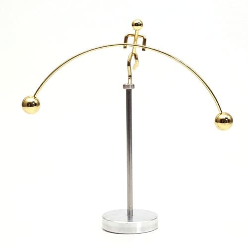 ThinkTop Weightlifter Kinetic Art Balance Physics Educational Decoration