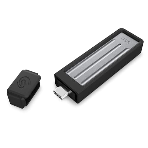 Seagate Ultra Compact 1TB SSD extern, 1000MB/s, USB 3.1 Typ C, Data Rescue Service (STMX1000400)