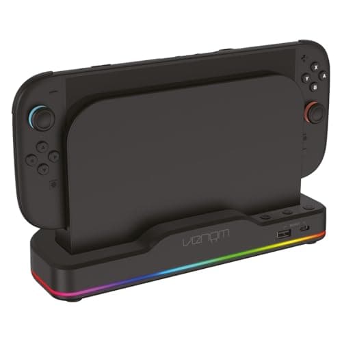 Venom Switch 2 LED Console Cooling Stand (Nintendo Switch 2) - Amazon Exclusive | switch 2 cooling stand, LED console fan, docked play, heat reduction, nintendo switch 2 accessories