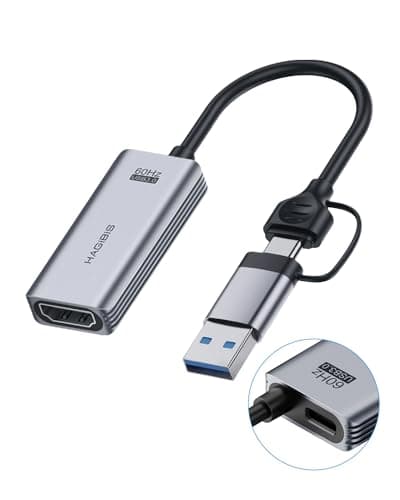 Hagibis USB 3.0 Video Capture Card 1080P 60fps HDMI for Switch1/2 PS5