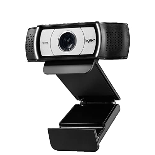 Logitech C930-E Business Webcam, Full HD 1080p/30fps Video Calling, Light Correction, Autofocus, 4X Zoom, Privacy Shade, Works with Skype Business, WebEx, Lync, Cisco, PC/Mac/Laptop/Macbook/Chrome