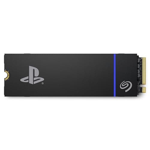 Seagate Game Drive PS5 NVMe SSD for PS5 1TB Internal Solid State Drive - PCIe Gen4 NVMe 1.4, Officially Licensed, Up to 7300MB/s with Heatsink (ZP1000GP3A1011)