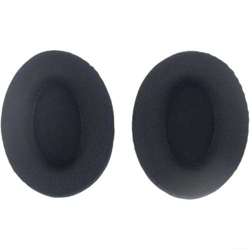Oval Headphone Ear Pads 80x60mm 2 Pack - Upgraded Soft Foam Ear Cushions for Over Ear Headsets - Comfortable Gaming Accessories with Easy Install(Football Pattern)