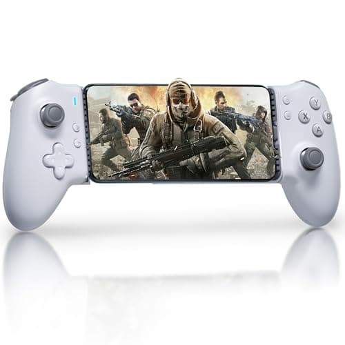 EasySMX M15 Type C Mobile Gaming Controller for Android iPhone 15 Series USB C, Cloud Gaming Xbox Playstation Game Pass Bluetooth Gaming Controller with Hall Joysticks Trigger Mechanical Plug and Play