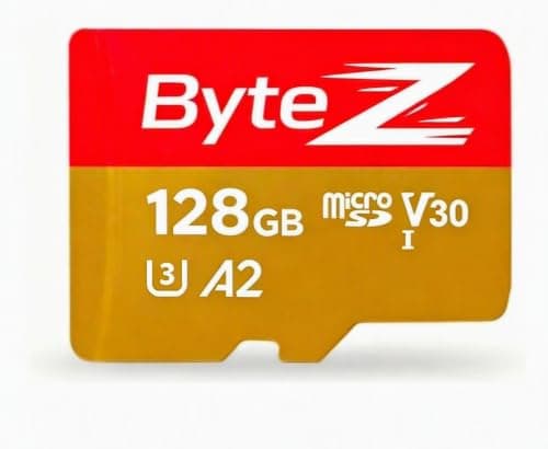 ByteZ 128GB microSD Memory Card Data Card for Games U3 A2 V30 with Adapter