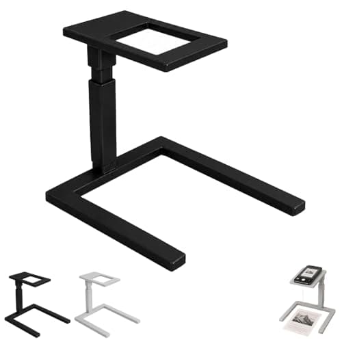 Overhead Phone Camera Stand, Adjustable Desk Phone Holder for Document Scanning, Video Recording and Content Creation, Hands Free Cell Phone Stand for Photos, Office Work and Creative Projects，A