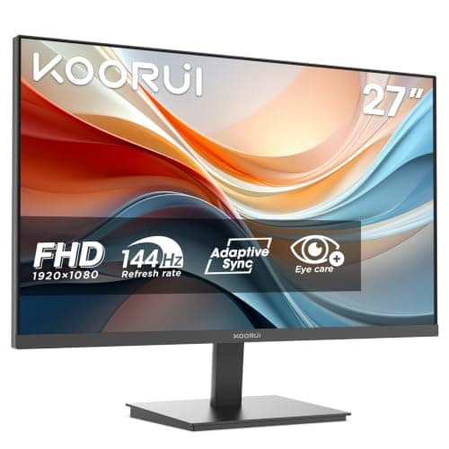 KOORUI E2712K 27 Inch FHD Monitor, Gaming 144Hz, Adaptive Sync, Eye Care