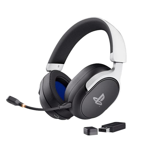 GXTrust Forta Wireless Gaming Headset PlayStation 5 Licensed, Black/White