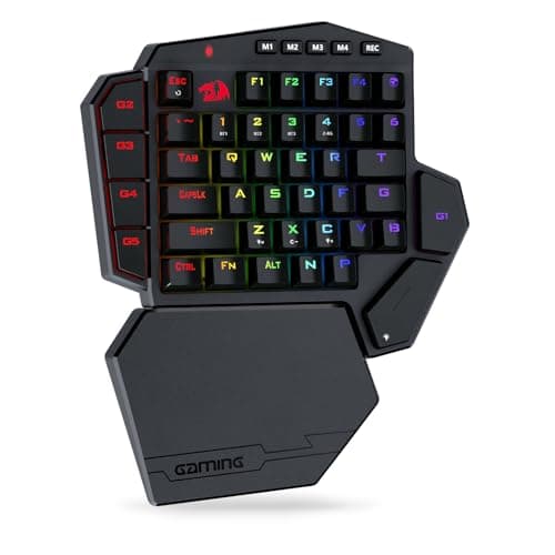 Redragon K585 PRO Wireless One-Handed RGB Gaming Keypad, 42-Key Layout