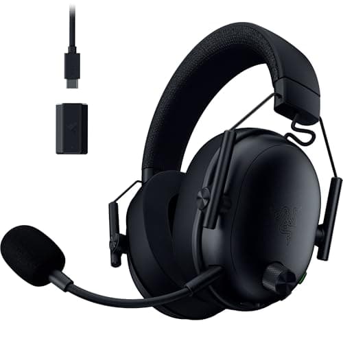 Razer BlackShark V3 - Wireless e-sports Headset - TriForce 50mm Drivers - Detachable broadband Microphone - THX Spatial Audio - Wireless 2,4 GHz & Bluetooth - FPS profiles - PC/Mac | Black