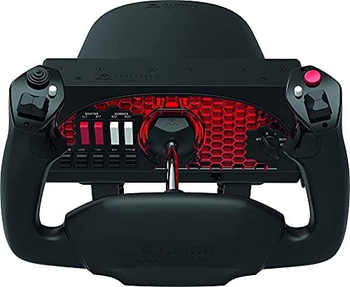 Honeycomb Aeronautical Alpha Flight Controls Yoke & Switch Panel in aviation quality for flight simulators | Universal control system for simmers, student pilots and pilots | Flight simulator for PC