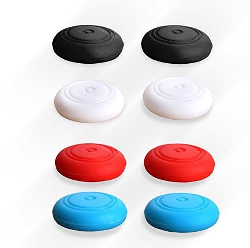 Analog Controller Gamepad Thumb Stick Grips Thumbsticks Joystick Cap Cover for Switch NS Controller (4 Pairs)