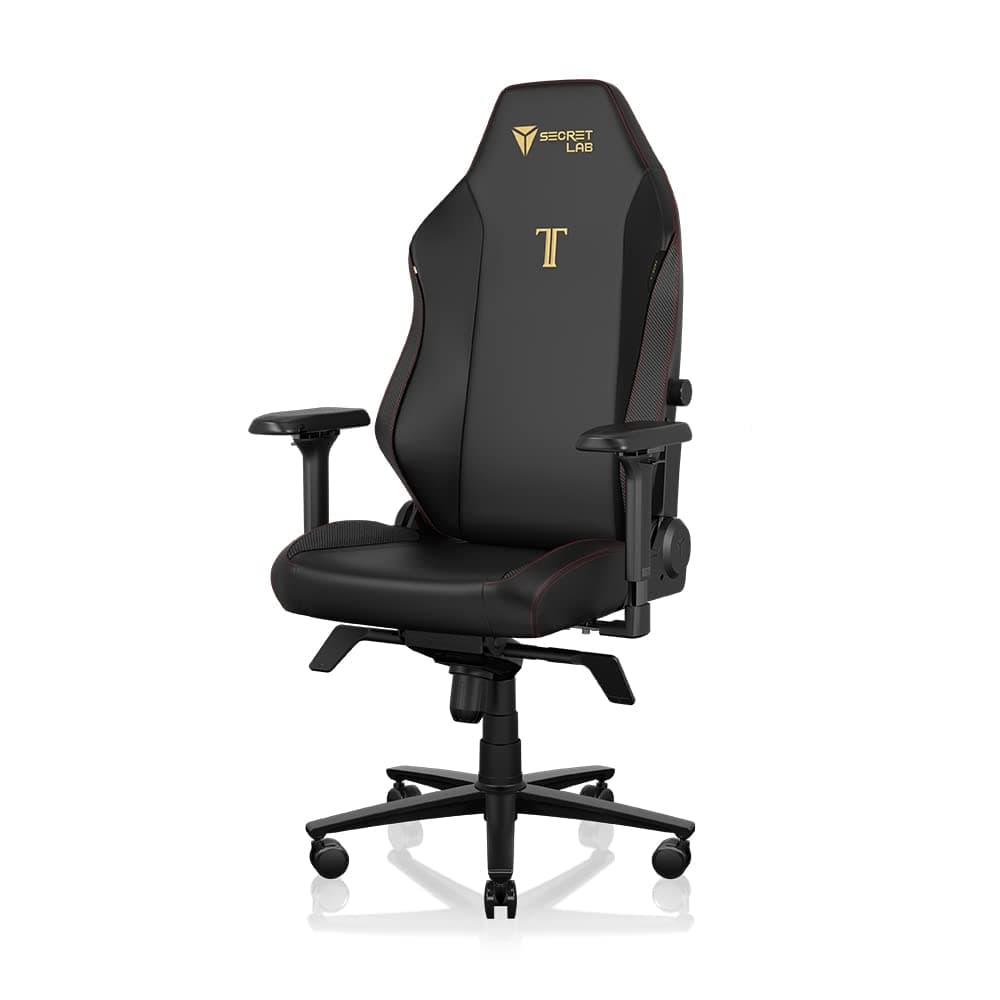 Secretlab TITAN Evo Stealth Gaming Chair - Reclining - Ergonomic & Comfortable Computer Chair with 4D Armrests - Magnetic Head Pillow & 4-way Lumbar Support - Black - Leatherette