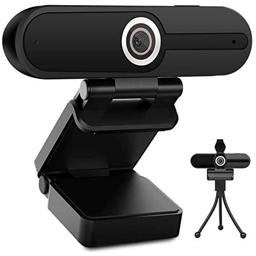 ToLuLu Webcam 4K 1080P with Microphone - 8 Megapixel USB Computer Web Camera Privacy Shutter and Tripod Pro Streaming PC Mac Desktop Laptop for Video Calling Recording Conference Zoom Skype YouTube