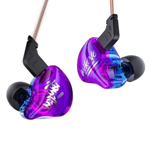 Yinyoo KBEAR MONKIE K01 Gaming Earbuds,Noise Cancelling In Ear Headphones with 3.5mm Plug, Surround Hifi Sound in Ear Monitor Wired Gaming Earphones Compatible with PC,PS5, Xbox,Switch