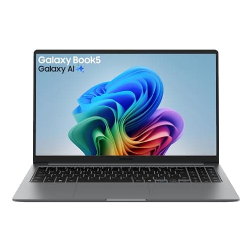 Samsung Galaxy Book5 AI Laptop, 15.6" Display, Intel Core Ultra 5 Processor, 8GB Memory, 256GB Storage, Titan Grey