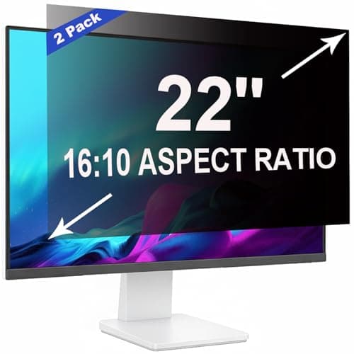 ruord 2 Pack Privacy Screen for 22 Inch 16:10 Computer Monitor