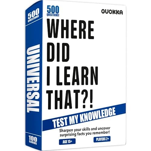 Board Games for Adults and Families - Trivia Games for Adults and Teens