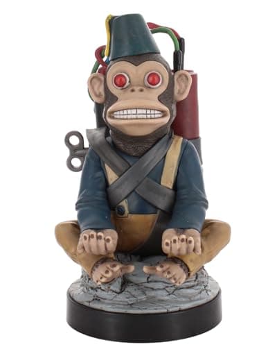 Cableguys Call of Duty Monkey Bomb Controller Holder & Phone Stand - Gaming Accessories for Room and Desk Setup, Holder Compatible with Xbox, PlayStation & Most Standard Game Controllers