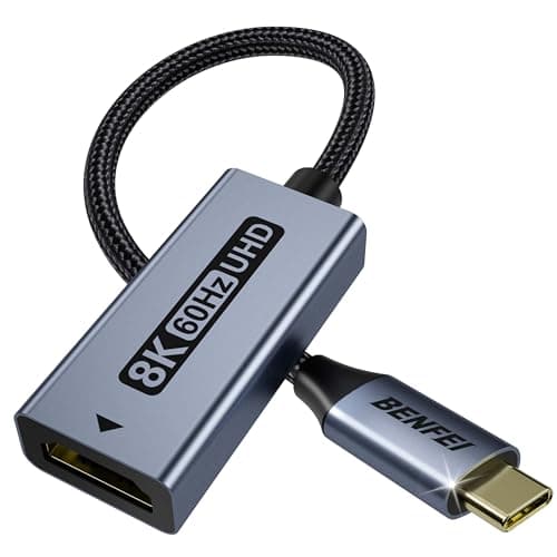 BENFEI USB C to HDMI 2.1 Adapter 8K@60Hz, 4K@240Hz, Aluminum Shell